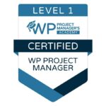 WP Project Manager Academy Level 1 badge 