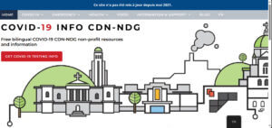 Covid Info CDN-NDG website